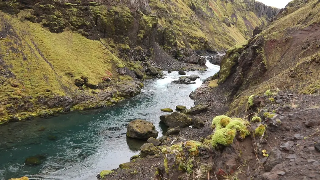 The river running through the Gorge